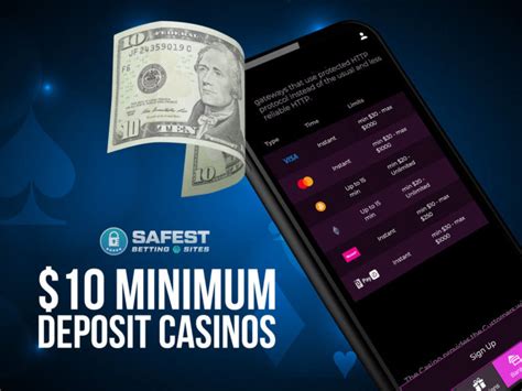 online casino min deposit $10